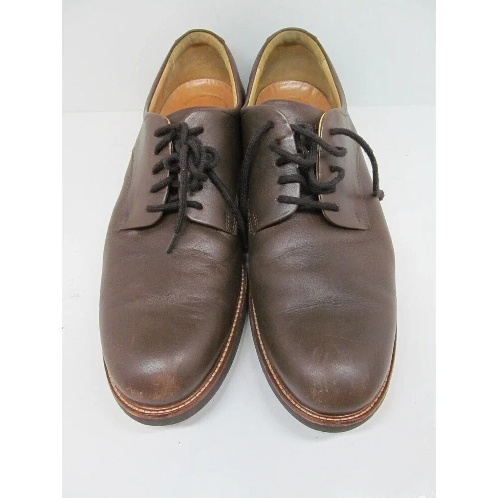 Samuel Hubbard Founder Oxfords Shoes Brown Leather Lace Up Size 12 M